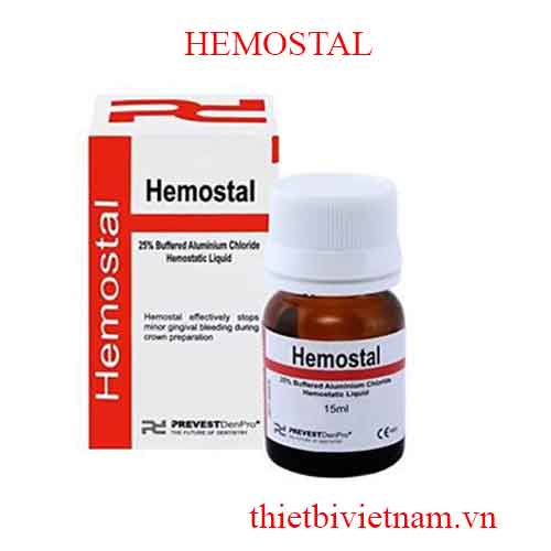 HEMOSTAL - VẬT LIỆU CẦM MÁU NHỔ RĂNG
