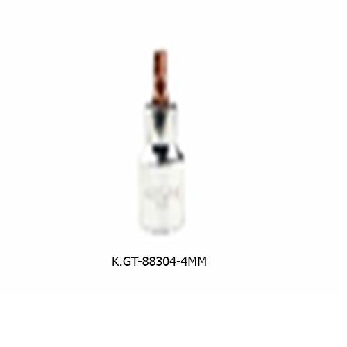 Khẩu 1/2 inch đầu lục giỏc; vật liệu bằng thép CRV; Kích cỡ: 4mm