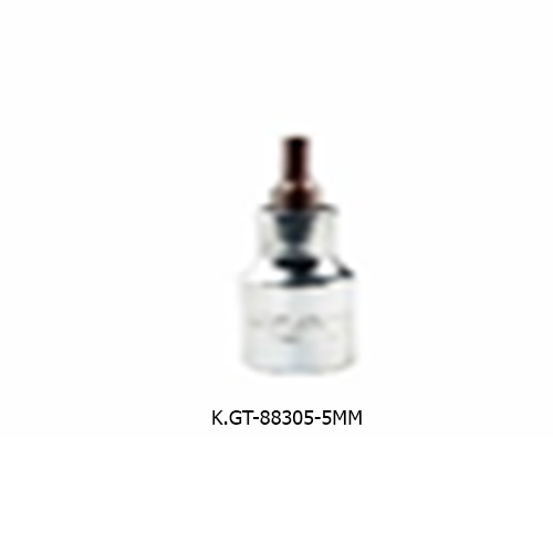 Khẩu 1/2 inch đầu lục giỏc; vật liệu bằng thép CRV; Kích cỡ: 5mm