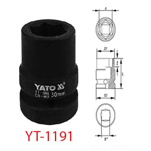 Khẩu cho súng L=65 1''x36mm YATO YT-1191