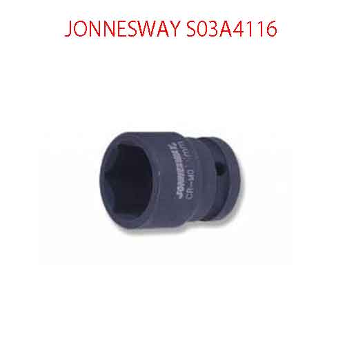 Khẩu đen ngắn 1/2-16 JONNESWAY S03A4116