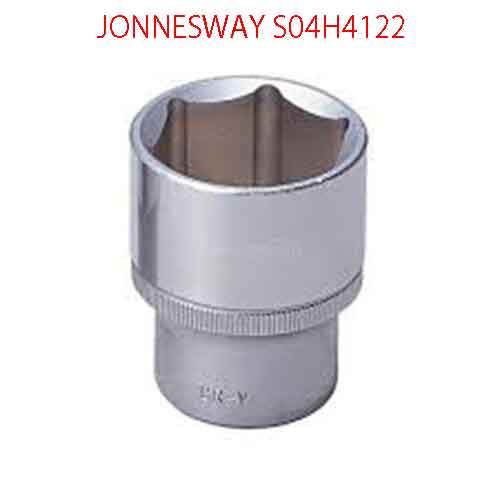 Khẩu ngắn 6 cạnh vặn tay 1/2 inch-22mm JONNESWAY S04H4122