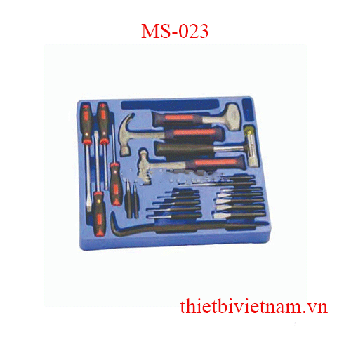 Khay Đựng Búa Đục Đột Xà Cầy Tuốc Nơ Vít 23 Chiếc Genius MS-023