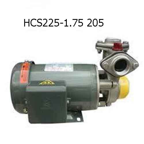 Máy bơm nước bánh răng gõ ngang đầu inox HCS225-1.75 205