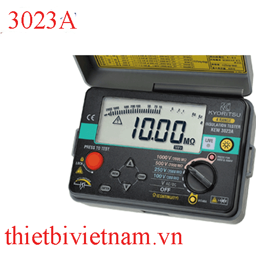 Máy kiểm tra độ cách điện / liên tục kỹ thuật số KYORITSU 3023A