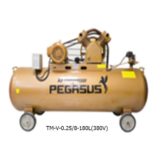 MÁY NÉN KHÍ DÂY ĐAI  PEGASUS TM-V-0.25/8-180L(380V)