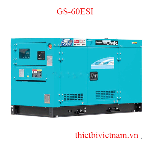 Máy Phát Điện Dầu Giảm Âm Kubota GS-60ESI 3 Pha 50 KVA
