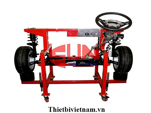 Mô hình hệ thống lái kiểu trục vít - cung răng