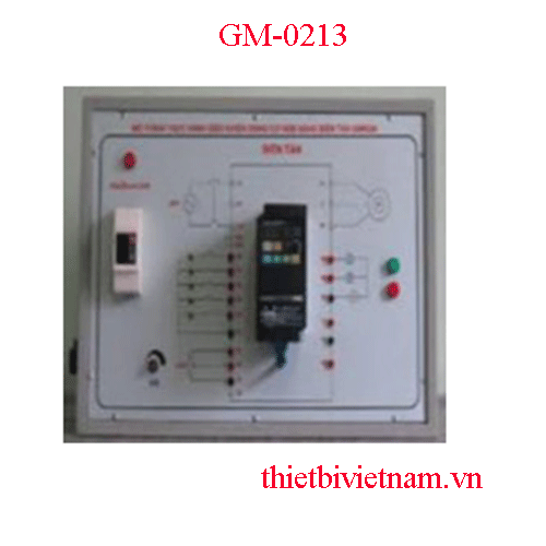 Mô hình thực hành điều khiển động cơ không đồng bộ 3 pha sử dụng biến tần OMRON Gamma GM-0213 