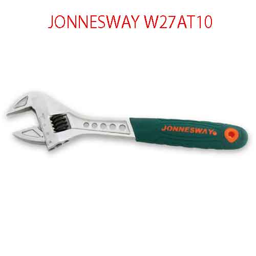 Mỏ lết 10 inch (250mm)/tay đệm chống trượt JONNESWAY W27AT10