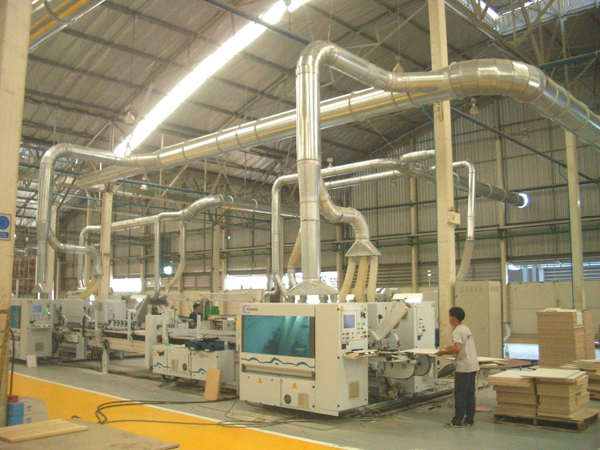 Ống hút bụi bằng nhôm cho hệ thống hút khí xả DML-4000