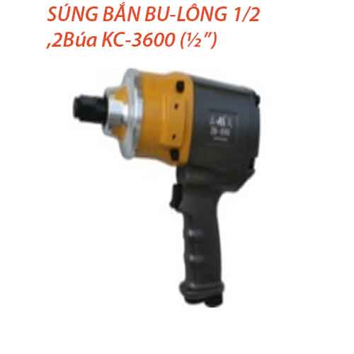 SÚNG BẮN BU-LÔNG 1/2 ,2Búa KC-3600 (½’’)