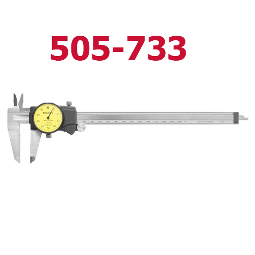 Thước cặp đồng hồ 0-200mm/0.01mm 505-733