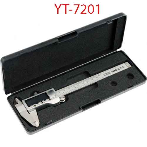 Thước kẹp đo độ dầy điện tử bằng inox  0-150mm/0,03mm YATO YT-7201