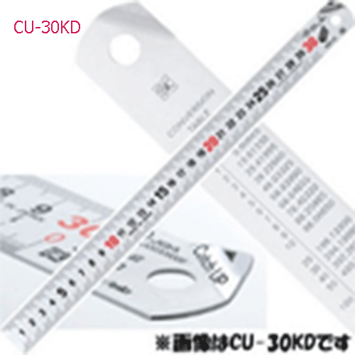 Thước lá inox vạch kaidan, catch up 30cm Niigata