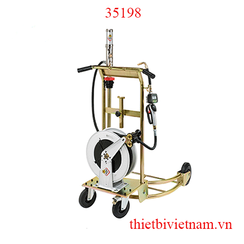 Trụ bơm nhớt di động có đồng hồ đo lưu lượng 20 lít/phút Raasm 35198