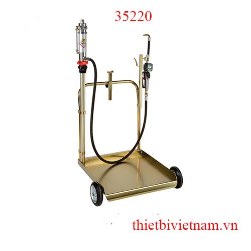 Trụ bơm nhớt di động có đồng hồ đo lưu lượng 20 lít/phút Raasm 35220