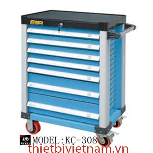 TỦ ĐỰNG ĐỒ NGHỀ  7 NGĂN CÓ KHAY TRÊN NẮP TỦ