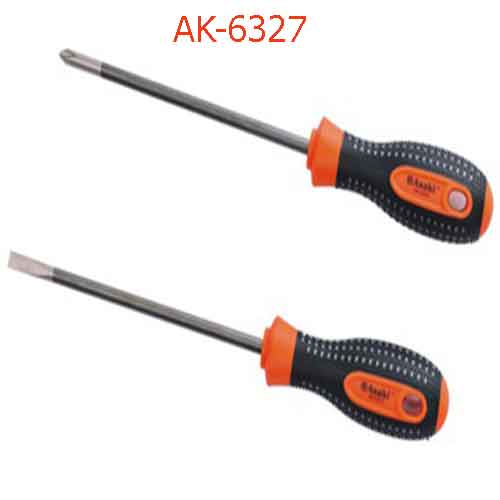 Tua vít thép cán cao su chấm bi AK-6327
