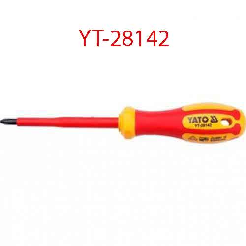 Tuốc nơ vít đầu (+) cách điện YATO YT-28142