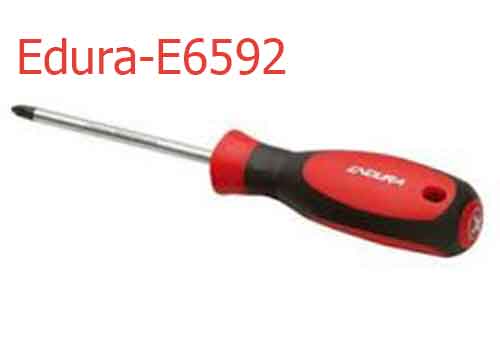 Tuốc nơ vít đầu pake cán nhựa & cao su  6x150mm E6592