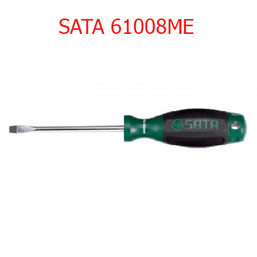 Tuốc nơ vít dẹp 5 x 200mm SATA 61008ME